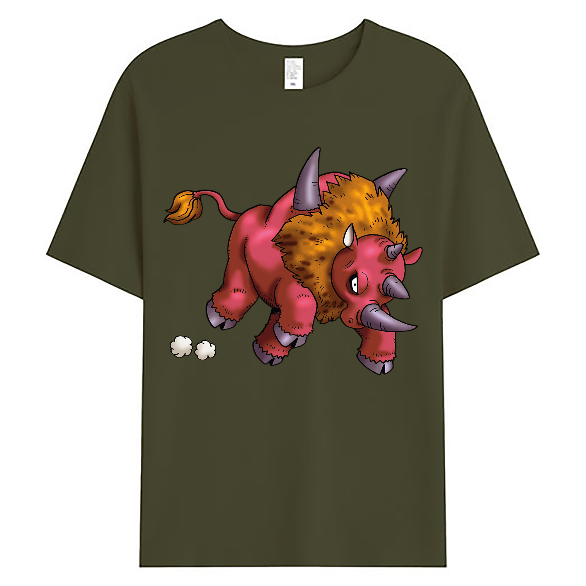 （画像用） ドラゴンクエスト Doragon Kuesuto Dragon Quest 綿100％ メンズ半袖Tシャツ｜肌触りやわらか＆通気性